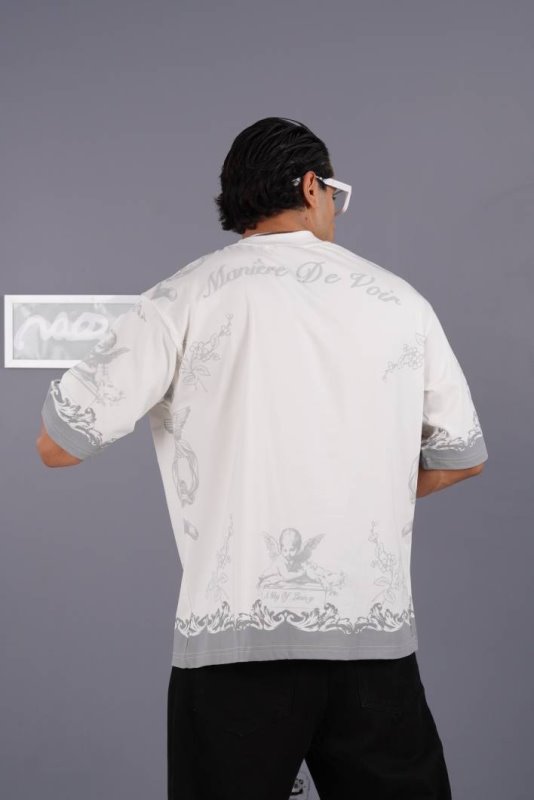 تیشرت مردانه چاپی طرح دار کد 6011137