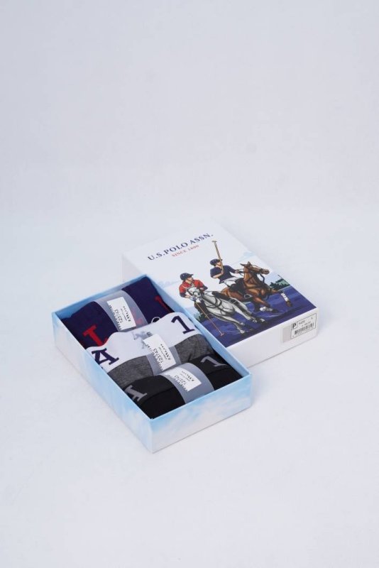 پک شورت مردانه سه عددی POLO کد 123708